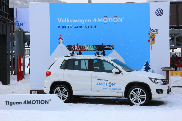 폴크스바겐, 용평리조트서 4모션 체험 이벤트 개최