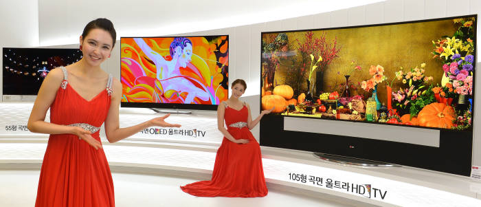 LG전자, 곡면 UHD TV