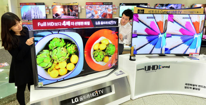 UHD TV시장 격돌