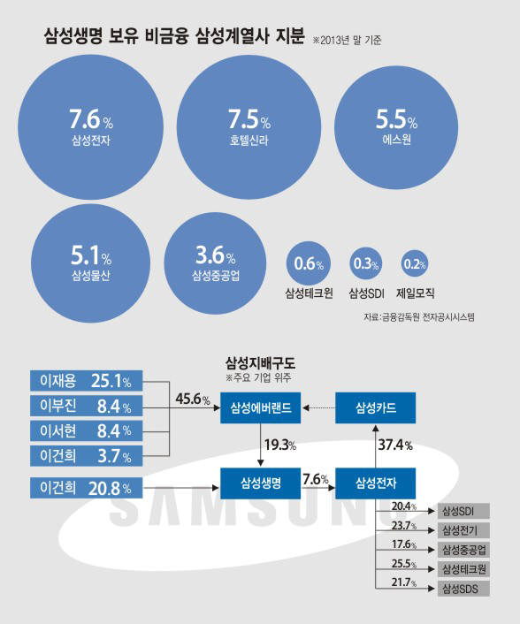 [이슈분석]`금산 분리 강화`로 삼성생명 지주회사 전환제동...그룹 지배구조 개편 영향받나