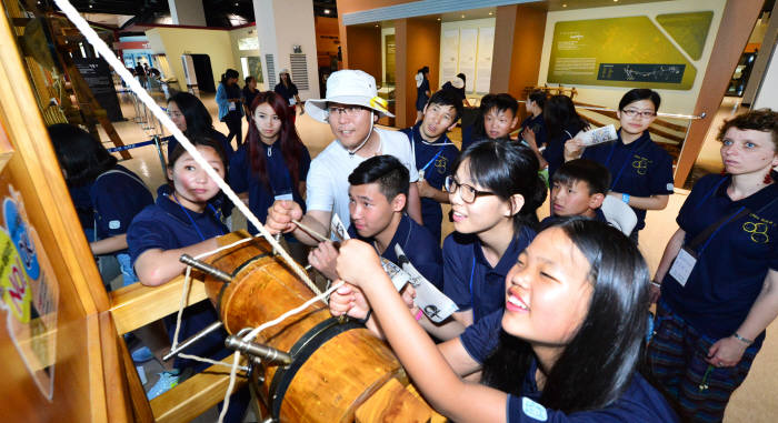 과천과학관 찾은 몽골 학생들