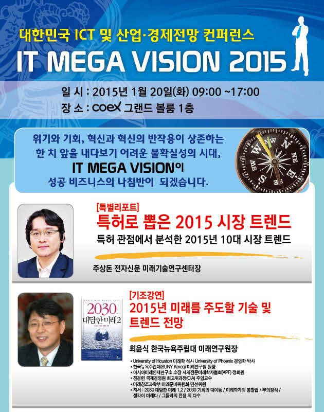 [IT Mega Vision 2015]특허로 뽑은 2015 시장 트렌드는?