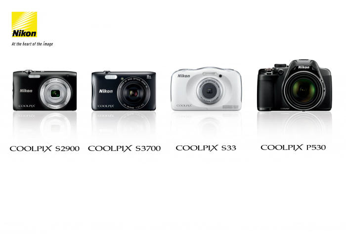 2015 신제품 콤팩트 카메라 COOLPIX 4종 제품 이미지