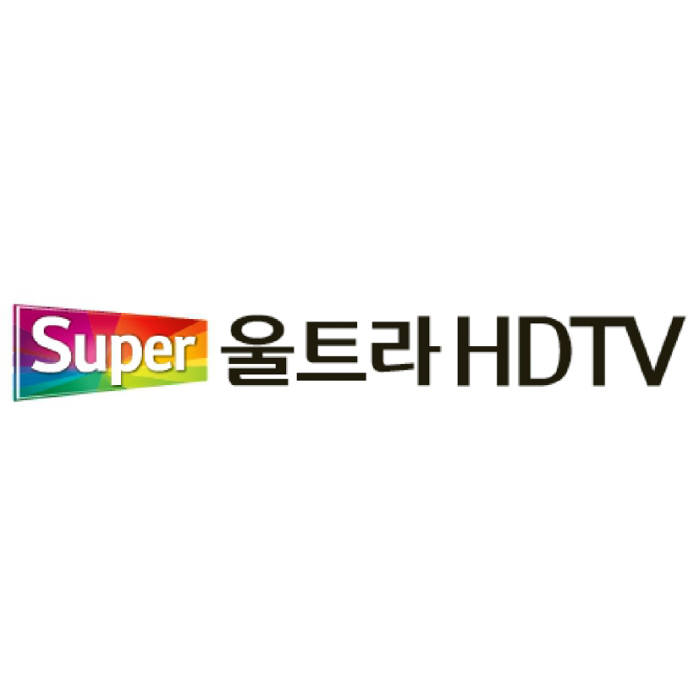 LG전자가 지난 3월 4일 출원한 `Super 울트라 HDTV` 로고. 2월 출원 로고와 비교해 색상 배치에 차이가 있다. <사진=특허청>