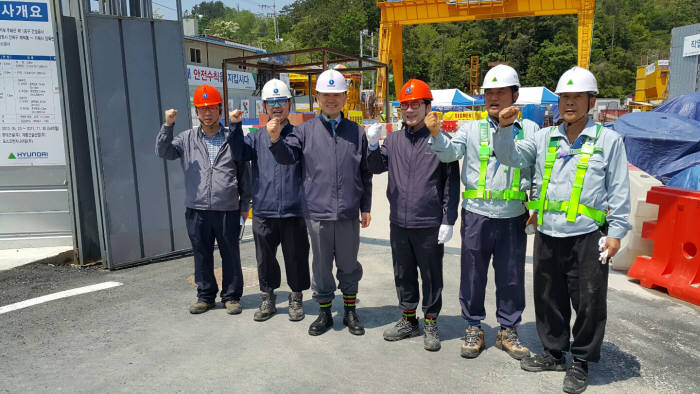 가스공사, 진해 해저배관공사 현장 안전점검