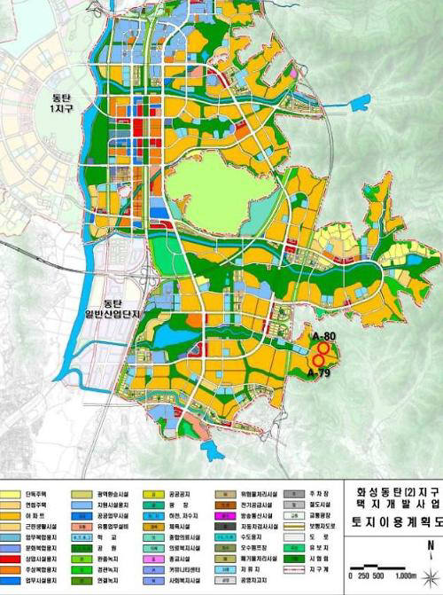 토지이용계획도. 사진=경기도시공사