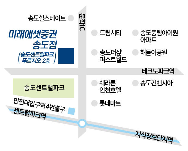 미래에셋증권 인천 송도점 오픈