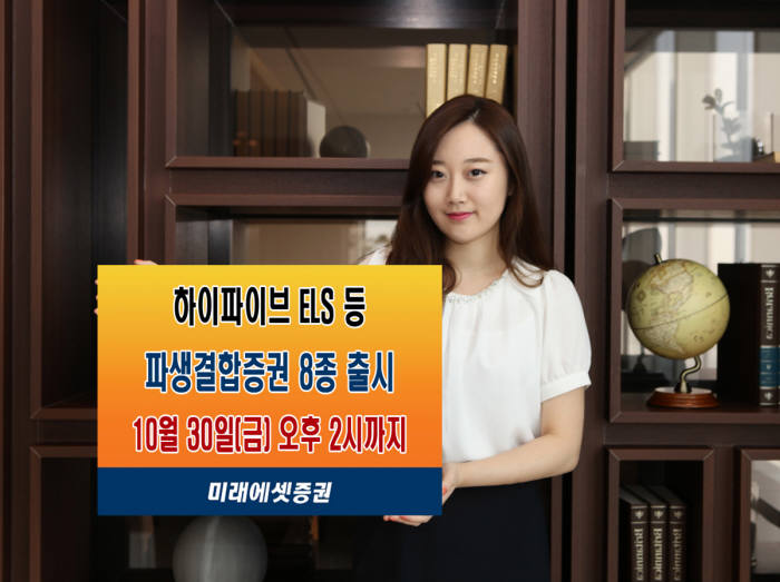 [증권가 신상품]미래에셋증권, 하이파이브형 ELS 등 8종 출시