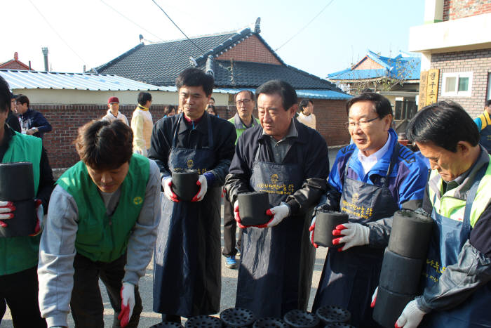 석탄公, 원주지역 사랑의 연탄 배달