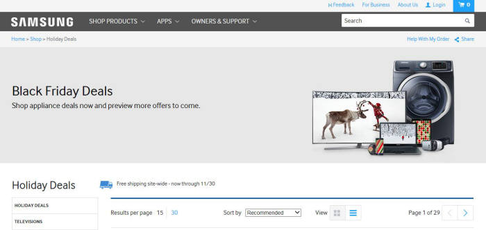 미 블랙프라이데이 정조준...삼성-LG 연말 판촉 대공세