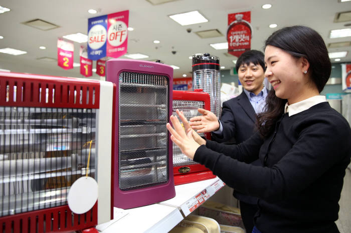 롯데하이마트, 겨울 칼바람에 난방용품 판매량 급증···전주 대비 140%↑