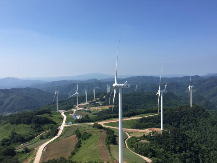 경북 영양 풍력발전단지 전경(자료사진)