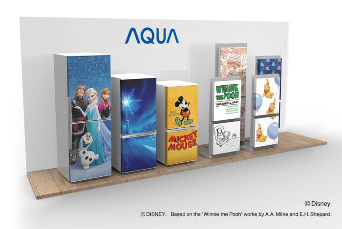 하이얼 아시아가 AQUA 냉장고 제품군에서 첫 선을 보인 커버 교체형 냉장고 <전자신문DB>