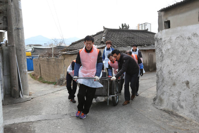 산기평, 사랑의 연탄나누기로 따뜻한 이웃사랑 실천