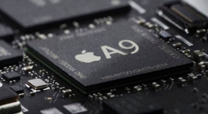 14/16나노 공정으로 생산된 애플 A9칩은 삼성전자와 TSMC가 함께 생산한다(전자신문DB)