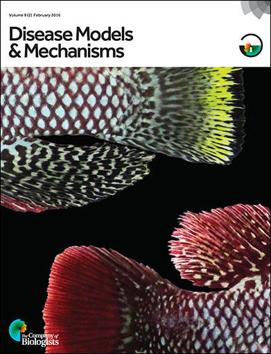 학술지 ‘디지즈 모델 & 메카니즘(Disease Models & Mechanisms)’표지