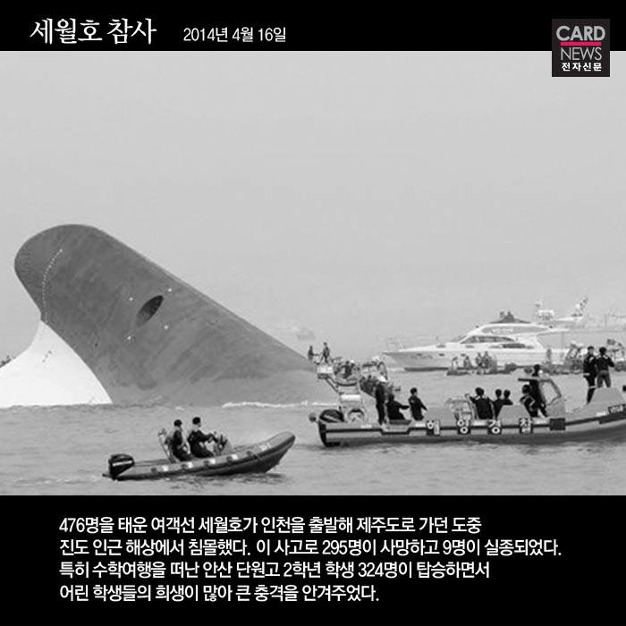 [카드뉴스]대한민국을 울린 사건·사고…잊지 말아야 할 예의