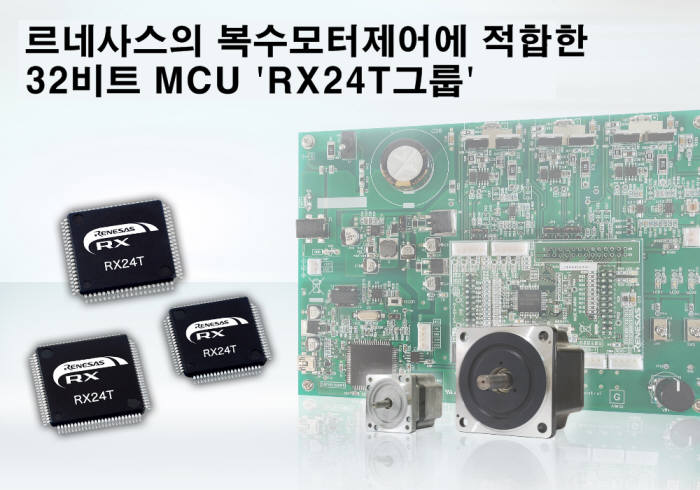 르네사스 “산업기기, OA, 백색가전용 32비트 MCU `RX24T` 발표”