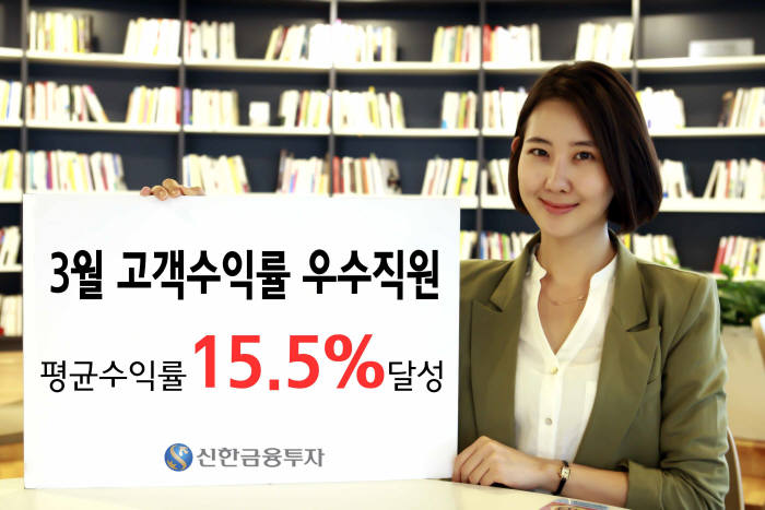 신한금융투자, 고객수익률 톱5 직원 평균 15.5% 수익률 기록