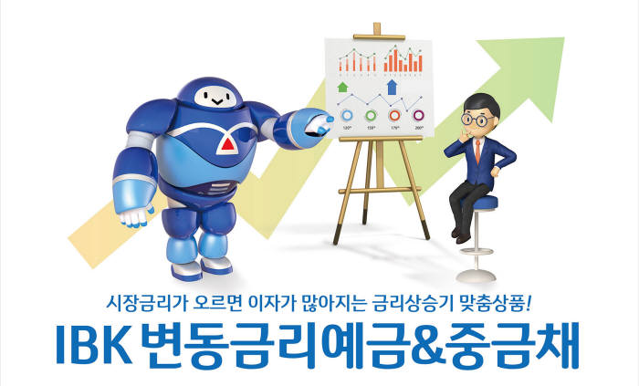 기업은행, `IBK변동금리예금&중금채` 판매