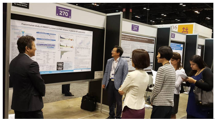 한미약품은 지난 3일부터 7일까지 미국 시카고에서 열린 제52회 ASCO에서 `HM95573` 임상 1상 시험 중간결과 등을 발표했다.