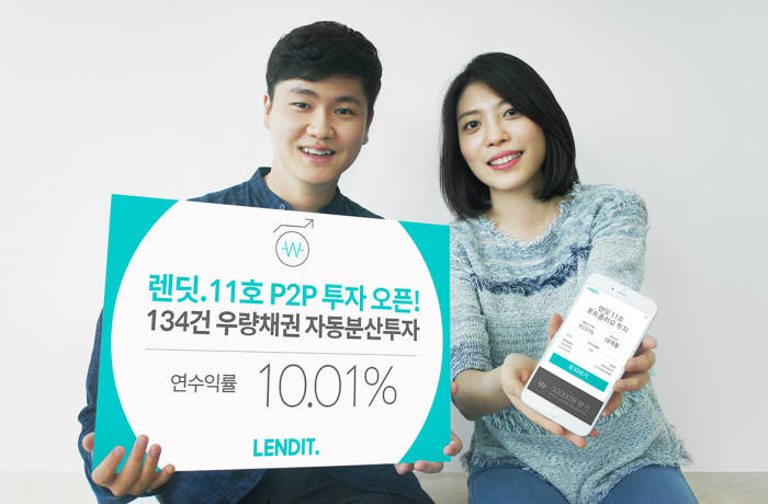 렌딧, 17억4000만원 규모 11호 포트폴리오 투자모집 시작