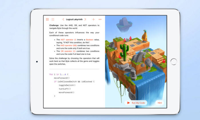 [이슈분석]WWDC 2016/애플, 코딩앱으로 교육용 태블릿PC시장 공략 강화