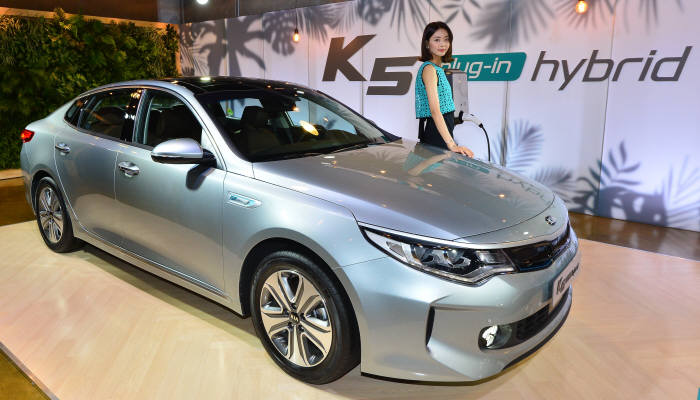 기아자동차 최초 플러그인하이브리드카(PHEV) `K5 PHEV` (제공=기아자동차)