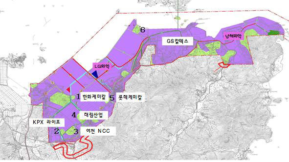 여수국가산업단지 투자 지역