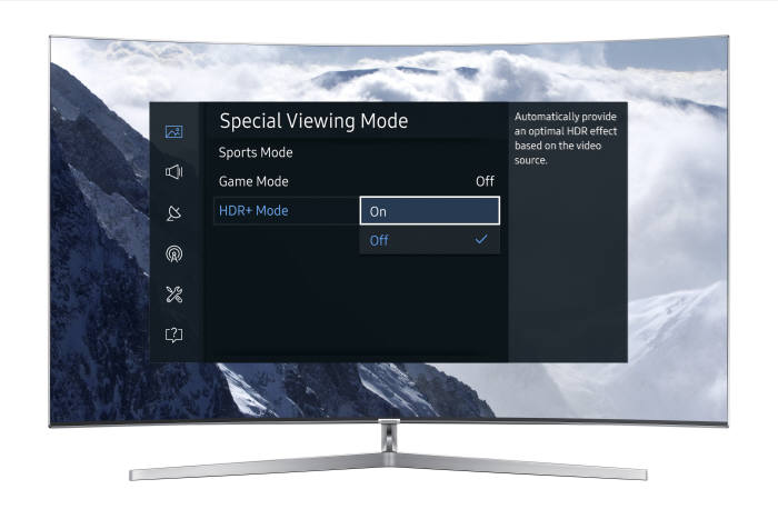 삼성 퀀텀닷 SUHD TV HDR플러스 기능으로 더 밝게 본다