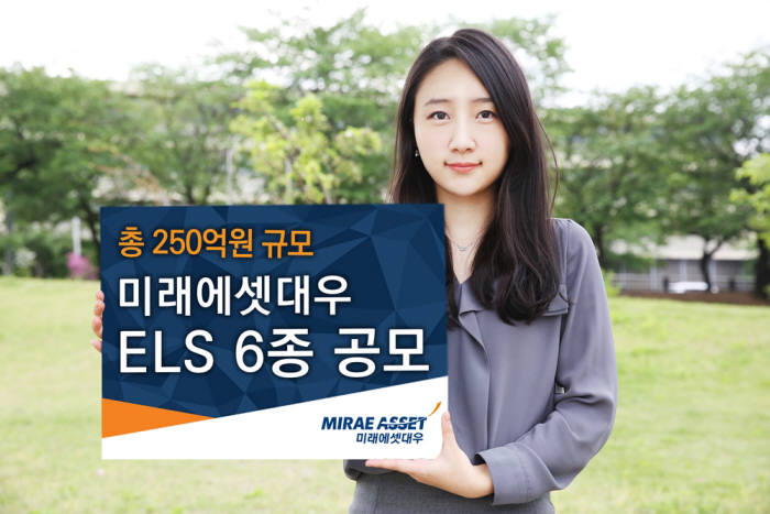 미래에셋대우, ELS 6종 8일까지 250억원 규모로 판매