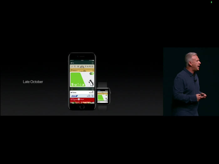 [아이폰7 발표 현장중계]애플페이, 일본 교통카드 탑재한다