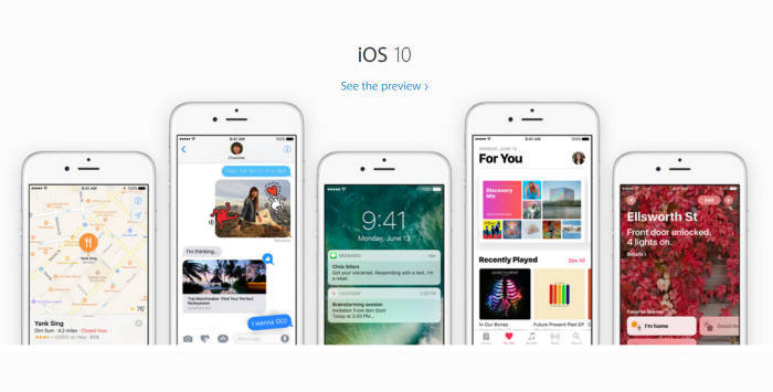 [아이폰7 발표 현장중계]iOS 10, 13일부터 업그레이드 할 수 있다