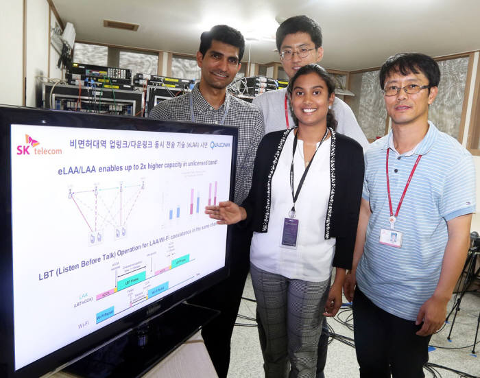 SK텔레콤-퀄컴, LTE·와이파이 묶어 속도 2배 ↑