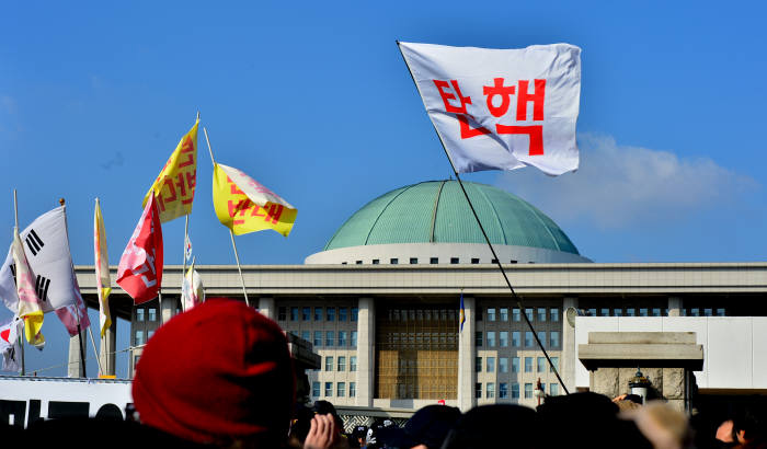 [朴대통령 탄핵 표결]대통령 탄핵소추안 표결을 앞둔 이시각 국회는