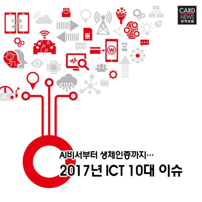 [카드뉴스]혁신과 진화의 2017년…ICT 10대 이슈를 주목하라