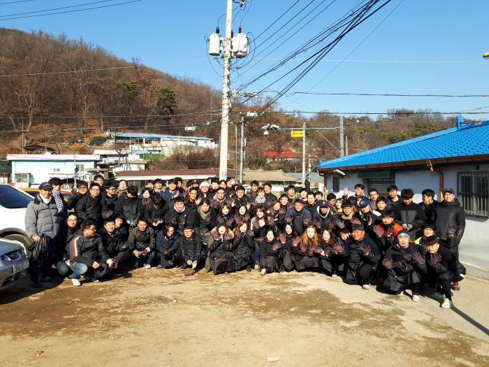 엘에스웨어, 겨울 연탄봉사 활동 펼쳐