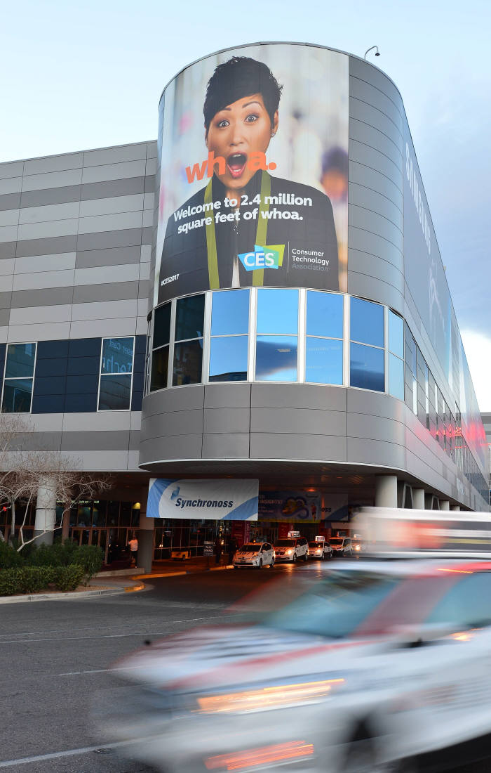 [CES 2017]개막 준비중인 국제전자제품박람회-CES2017