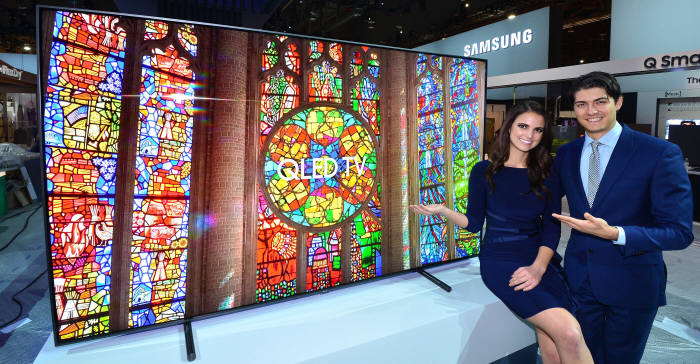 [CES 2017]삼성전자, QLED TV 공개