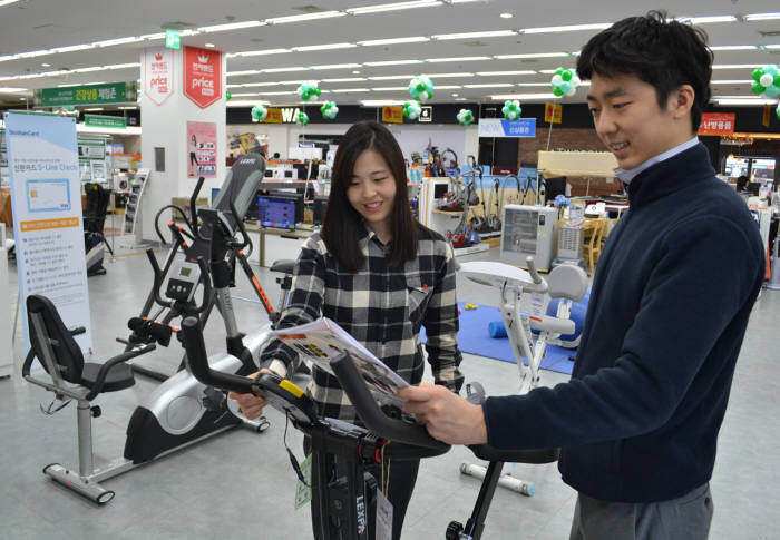 전자랜드프라이스킹, 업계 최초 `헬스케어 전용존` 마련