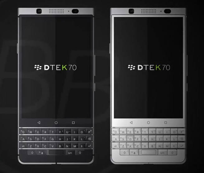 블랙베리 DTEK70(머큐리) 모델.