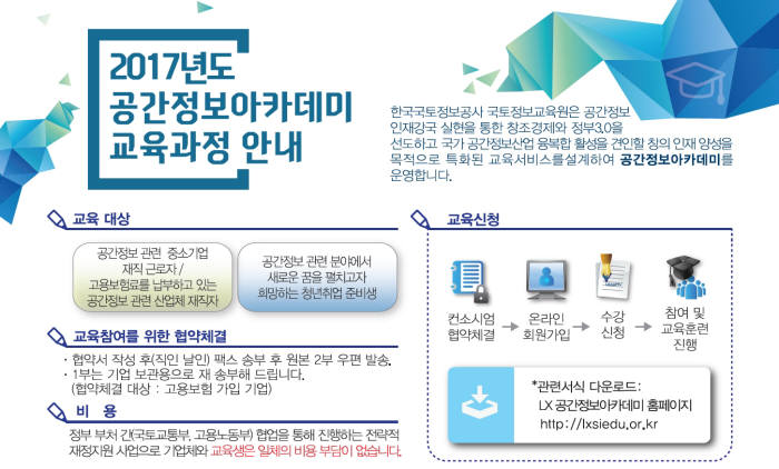 LX, 공간정보 인재 양성 `앞장`…교육비 전액 무료