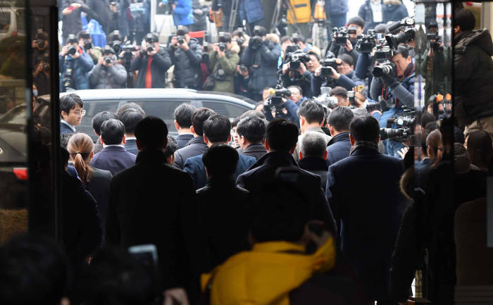 영장실질검사 마친 이재용 삼성전자 부회장