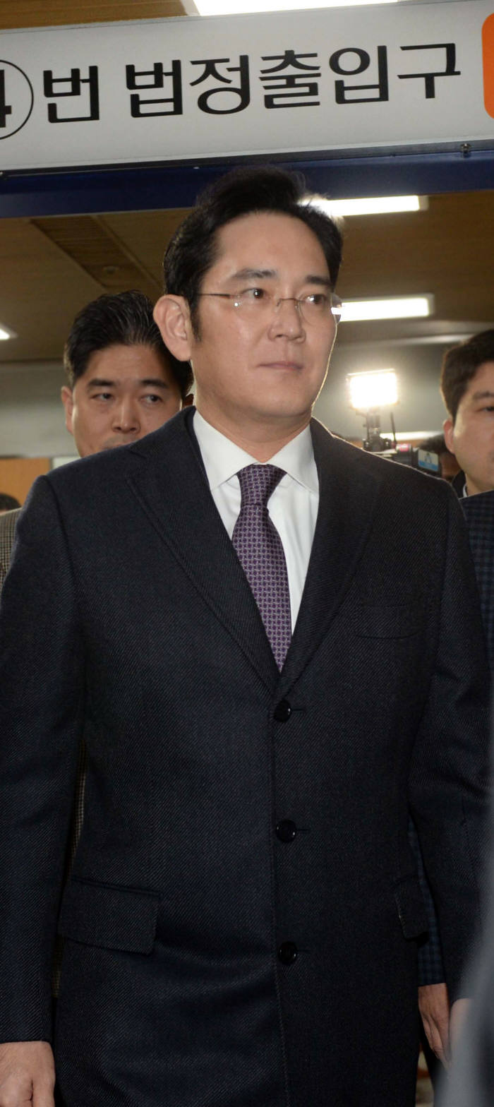 영장실질검사 마친 이재용 삼성전자 부회장