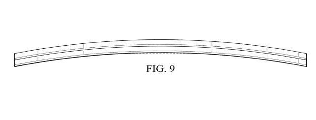 인텔의 곡면 디스플레이 노트북 특허(Electronic Device with Detachable Curved Display, 등록번호: US D771032). 노트북을 접었을 때 모습 / 자료:미국 특허상표청(USPTO)