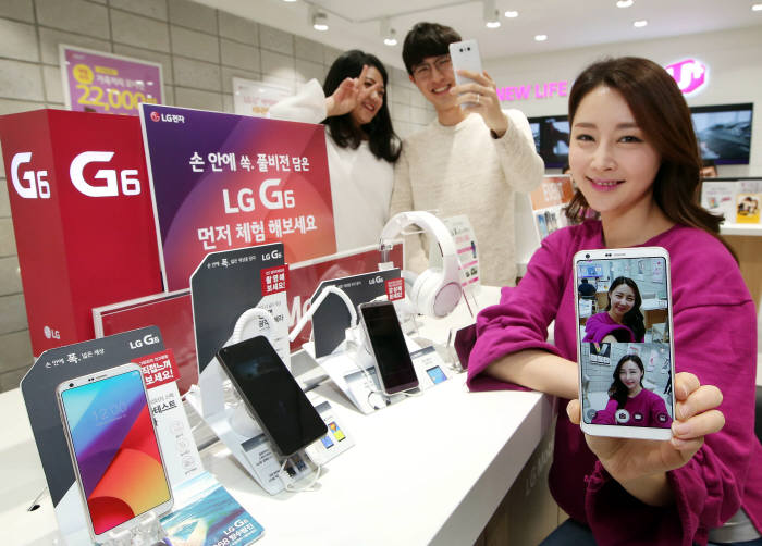 LG전자, 3000여개 매장에 `LG G6` 체험존 설치