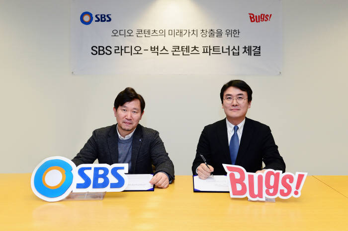 SBS라디오 벅스 콘텐츠 파트너십<사진 NHN엔터테인먼트>