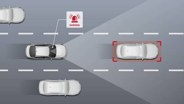 전방추돌경보시스템(FCWS) 이미지 (제공=기아자동차)