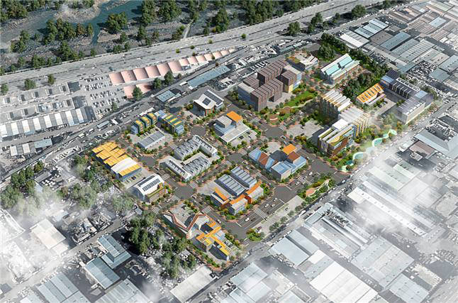 부산 로봇산업집적화단지 조감도