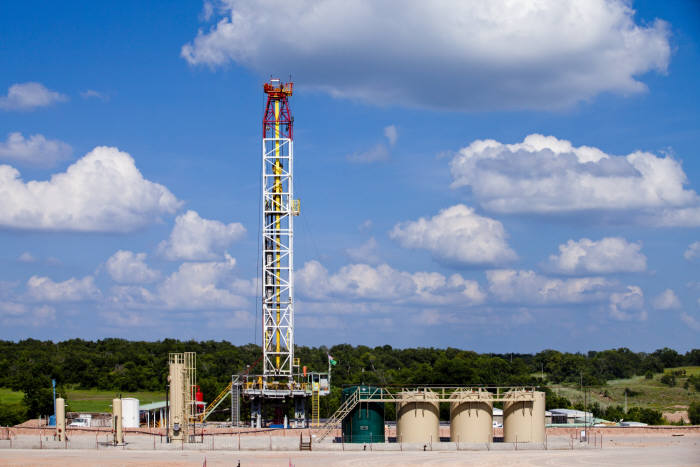 셰일가스 시추설비.